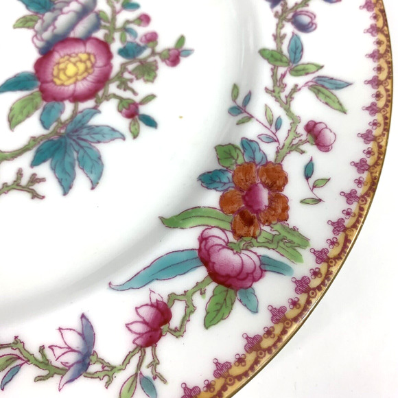 Royal Doulton | Dining | Rare Set 4 Royal Doulton V36 Salad  RARE Set (4) Royal Doulton V1360 Salad or Luncheon Plate Chinoiserie Floral